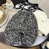 Pantalones de Invierno para Niños 2026 Estilo Nuevo Pantalones Harem Infantiles Estampado de Leopardo Versátiles Forrados de Polar Pantalones Deportivos Casuales Pantalones Largos