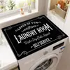 Cubierta de Tela Absorbente Antideslizante para Lavadora de Tambor Temu Amazon Estilo Americano Mesita de Noche Horno de Microondas