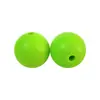 Cuentas de Silicona de 15 mm, Redondas para Pulsera de Abalorios DIY, Llavero, Accesorios para Joyería, Cuentas Sueltas al por Mayor en Stock