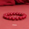 Pulsera de Arena Dorada Púrpura Cinabrio, Cuentas de Año de Nacimiento, Pulseras de Círculo Único y Múltiples Círculos para Hombres y Mujeres, Joyería de Estilo Étnico al por Mayor Cuentas de Buda