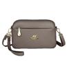 Bolso Casual Estilo Coreano para Mujer de Primavera y Verano Bolso de Hombro Único Bolso Cruzado Bolso para Mamá Billetera para Monedas Bolso para Teléfono Móvil Bolso Universal de Cuero Suave