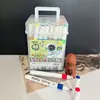 Marcador Acrílico Pluma de Acuarela Infantil Recarga para Estudiantes de Primaria Pintura Artística Color Opaco Especial Apilable Jardín de Infancia