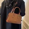Bolso Retro con Estampado de Leopardo para Otoño e Invierno para Mujer 2025 Nuevo Bolso Bandolera Cuadrado Pequeño Versátil de Alta Gama Bolso de Hombro Cruzado de Moda