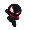 Zapatos de agujero de pegamento suave de PVC de Spiderman de dibujos animados flor de zapato hebilla de zapato accesorios para zapatos hebilla decorativa accesorios para zapatos diy venta al por mayor transfronteriza