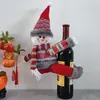 Capas de garrafa de vinho de Natal transfronteiriças, capas para champanhe e vinho tinto, capas de vinho criativas, decoração de mesa de hotel e restaurante, decorações de feriado