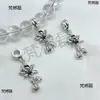 Accesorios DIY de Cristal Aleación Estilo Chino Retro Pulsera de Cordón Colgante de Cadena Cadena Colgante de Hoja Campana de la Mañana
