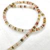 Nova pedra natural 2 * 4mm ábaco contas frisado contas soltas feitas à mão diy pulseira colar brincos joias acessórios atacado