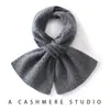 Bufanda de punto de cachemira para mujer, de color liso, simple y versátil, suave y agradable para la piel, gruesa y cómoda, perfecta para usar en capas y mantenerte abrigada en climas fríos.