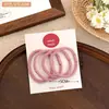 Set de Cintas de Pelo de Hilo de Colores Cintas de Pelo Simples de Alta Elasticidad Bandas de Goma Anillos para el Cabello Femeninos Versátiles Cintas para Coletas Accesorios para el Cabello