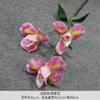Rosa Jade Flor Artificial Rosa de Boda Flor Falsa Decoración de Guía de Camino para Salón de Bodas Flor Arreglo Floral para Sala de Estar Material Floral