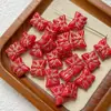 Cuentas Sueltas Mariposa Dorada Retro de Praga Material para Pulsera Hecha a Mano DIY Cadena de Teléfono Móvil Accesorios
