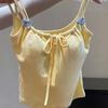 Camisola Transpirable con Lazo para Chica Caliente con Almohadillas para el Pecho para Mujer en Verano, Anti-Exposición, Cómoda, Top Niche de Belleza en la Espalda, Look Adelgazante