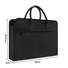 Nova Pasta de Tecido Oxford para Homens, Bolsa de Mão Elegante para Negócios, Bolsa Multifuncional para Conferência e Computador, Atacado com Logo Personalizado