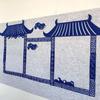 Diseño de Pared para Jardín de Infancia Escolar Tela No Tejida Marco de Ventana Clásico Estilo Étnico Pegatinas de Pared Materiales de Decoración Creativa