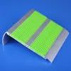 Tiras antideslizantes para escaleras de aleación de aluminio engrosada para escalones escolares, protectores de borde antideslizantes, tiras anticolisión ensanchadas