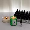 Aceite esencial aromático para velas de aromaterapia, 10 ml, botella de vidrio, hecho a mano, para hacer velas caseras.
