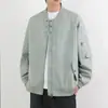 Chaqueta de aviador para hombre de marca moderna estilo americano con cuello alto, fina para primavera y otoño, versátil, funcional, ropa de trabajo, abrigo casual, chaqueta de béisbol