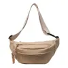 Nova Bolsa de Peito de Veludo Cotelê 2026, Bolsa de Ombro, Bolsa Simples Personalizada, Bolsa de Cintura Casual de Veludo Cotelê, Bolsa Transversal Estilo Preguiçoso para Mulheres