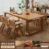 Escritorio Grande de Madera Maciza para Uso Doméstico, Transformable en Mesa de Sala de Estar, Escritorio de Trabajo, Escritorio de Estudio y Mesa de Comedor Móvil
