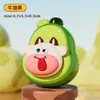 Novo brinquedo de vinil, brinquedo squishy para aliviar o estresse, pequeno pingente, brinquedo infantil, presente criativo e moderno em formato de frutas e vegetais
