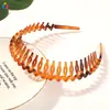 Diadema Coreana Nueva de Onda Dentada para Mujer, Fijador de Flequillo en la Parte Superior Alta de la Cabeza, Diadema Versátil para Lavado de Cara, Maquillaje, Pinza para el Cabello, Accesorios para el Cabello