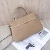Togo piel de vaca de primera capa bandolera oblicua para mujer gran capacidad moda simple bolsa de compras multibolsillo bolsa de trabajo piel suave