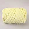 Suministro Especial Transfronterizo de Hilo de Terciopelo de Tira con Alma, Hilo de Terciopelo de 3 cm de Grosor para Bolsas, Cojines, Cama para Gatos Hecha a Mano con Bricolaje