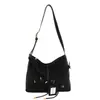 Bolsa Retrô de Grande Capacidade Estilo Coreano 2025 Nova Moda Bolsa Tote de Alto Valor Textura Bolsa de Ombro Diária para Mulheres