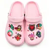 Zuecos estilo bangladesí con dijes de goma suave de dibujos animados para zapatos, coloridos y versátiles, lindos y únicos, accesorios de calzado exóticos