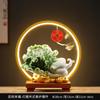 Adornos de Coliflor de Jade Sintético Baicai Laifu Artesanías de Cerámica Decoración para Sala de Estar Oficina Aparador Regalos de inauguración de casa