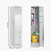 Gabinetes de limpieza de acero inoxidable personalizados de fábrica para escuelas y fábricas, que incluyen almacenamiento para suministros de limpieza, mops, escobas y otras herramientas de higiene.