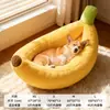 Nido Banana Corgi para Perros y Gatos Pequeños y Medianos, Cama para Mascotas, Nido de Gato Cálido de Invierno, Nido Banana