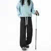 Pantalones Casuales para Mujer para Senderismo al Aire Libre de Verano y Montañismo, Pantalones Deportivos Largos Fluidos, Pantalones Anchos Sueltos, Pantalones de Paracaidista, Efecto Adelgazante