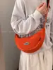 Bolso Cruzado Informal Estilo Coreano con un Diseño Único, Bolso de Hombro de Nicho, Nuevo Modelo 2026, Bolso Sencillo Tipo Empanada, Bolso de Hombro Versátil