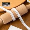 Venta directa de fábrica 1.0/1.3CM Cinturón Bud en blanco y negro en stock seda óptica Bud oso pie Bud ropa interior ropa elástica elástica