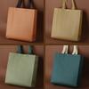 Bolsa tote no tejida con hebilla tienda de ropa tienda de gafas bolsa de regalo de compras bolsa de té impresa personalizada LO