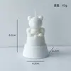 Vela Perfumada de Oso Pareja Coreana Adornos Creativos para Dormitorio Decoración de Fiesta de Boda Vela Regalo Vela