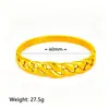 Pulseira Cruzada Europeia e Americana Moda Coração Vazado Formato Aberto Fecho Pulseira Formato 8 Leve Luxo Estilo Coreano Aço Inoxidável Personalidade Pulseira