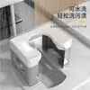 Vaso sanitário agachado trocado para cadeira de vaso sanitário de assento banquinho doméstico vaso sanitário agachado vaso sanitário dobrável assento simples banquinho para grávidas idosos atacado