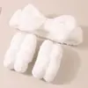 Faixa de Cabelo Absorvente e à Prova d'Água para Meninas Aplicarem Máscara Facial, Conjunto de Três Peças Especial de Faixa de Cabeça e Pulseira de Pulso para Limpeza Facial e Amarrar o Cabelo