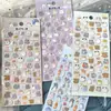 Cuaderno de Diario de Resina de Animales Lindos con Licencia Oficial y Varias Decoraciones de Dibujos Animados Lindos