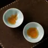 Taza de Té Maestra Fulu de Horno Ru Taza Individual Taza de Cerámica Taza de Uso Personal Taza de Calabaza Set de Té Kung Fu