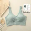 Sujetador Deportivo de Espalda Ancha para Mujer de 40-100 kg, Ropa Interior con Copa Fija, Chaleco Tubo, Transpirable, Tallas Grandes para Mujeres con Curvas