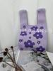 Nova bolsa de tecido voador bolsa de malha feminina saco de balde de lã japonês e coreano estilo All-match Hand-carried Casual Tote Bag Lunch Bag