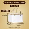 Bolsa Térmica para Pastel de Cumpleaños Papel de Aluminio Algodón Perlado Bolsa para Regalo de Mariscos Bolsa de Mano Bolsa Térmica Aislada para Llevar Hot Pot de Gama Alta Cremallera