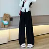 Nueva colección de otoño: pantalones anchos de ajuste regular holgado, versátiles y relajados de punto Yamamoto, de cintura alta, con caída, pantalones casuales de largo completo