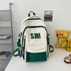 Mochilas para Meninas Estilo Floresta Ins Versátil Ensino Fundamental Médio Universitários Grande Capacidade Alta Aparência Resistente a Manchas Mochila de Viagem