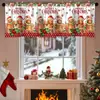 Pode fazer novas cortinas blackout decorativas com estampa digital vermelha clássica de Natal para quarto sala de estar Amazon
