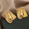 Brincos de borla de strass de diamante de pino de prata, moda europeia e americana, brincos de vento frio, alto senso, coringa, elegante, brincos elegantes, atacado