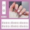 Doce e gentil branco doce menina Nail Art Nail Patch Terminado Advanced Sense Fake Nail Removível Wearable